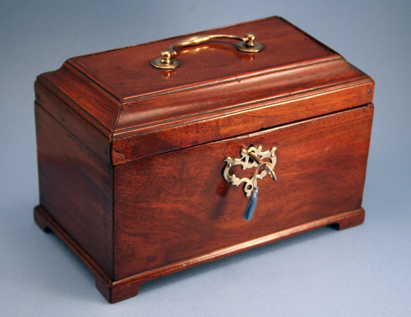 Rare George III Tea Caddy with Secret Drawer