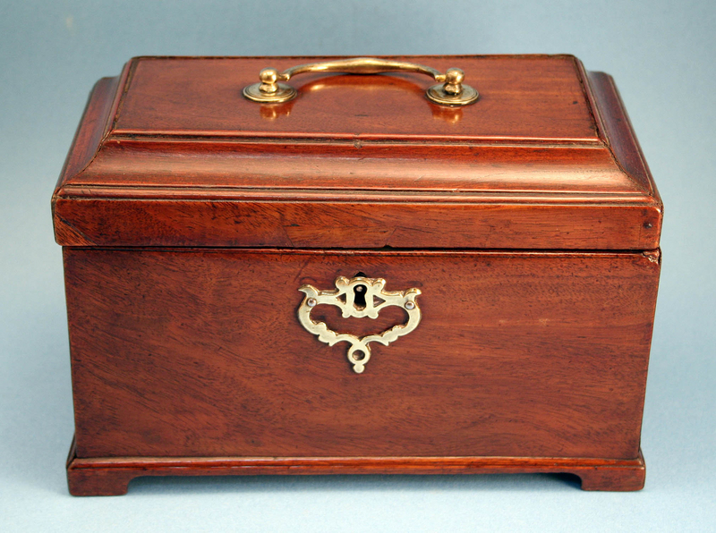 Rare George III Tea Caddy with Secret Drawer