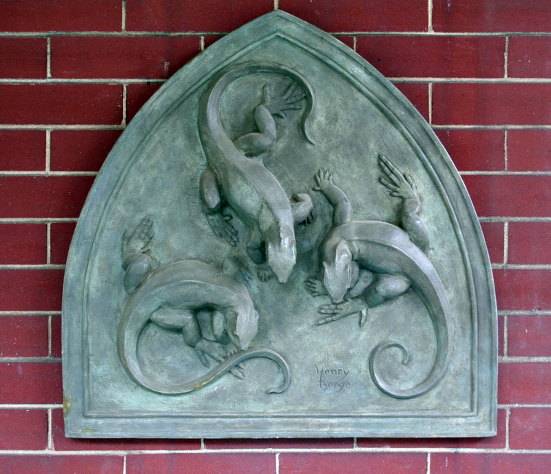 Plaster Relief Plaque by Edward Henry Berge