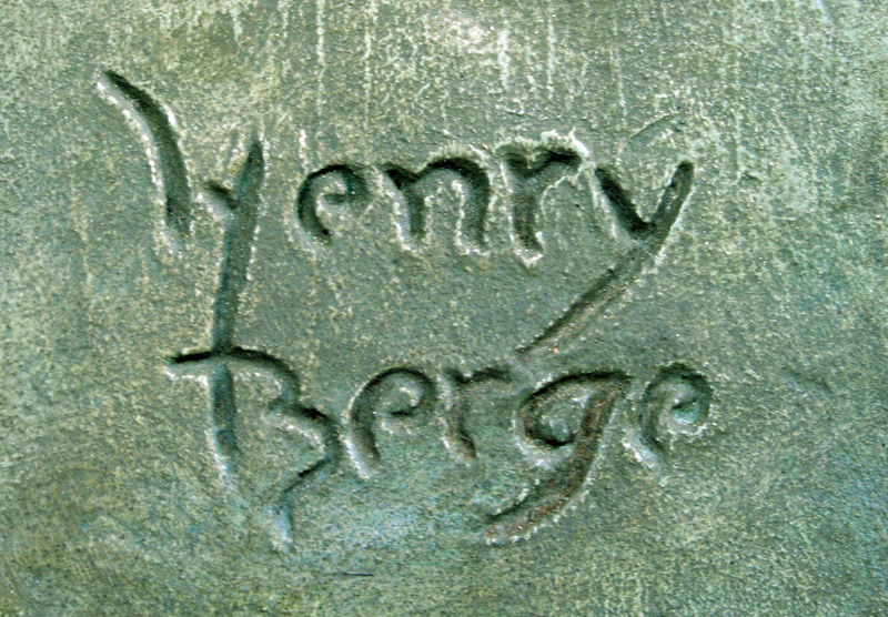 Plaster Relief Plaque by Edward Henry Berge