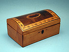 English Tunbridge Ware Dome Top Box