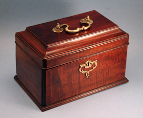 18th Century English Tea Caddy with Hidden Drawer