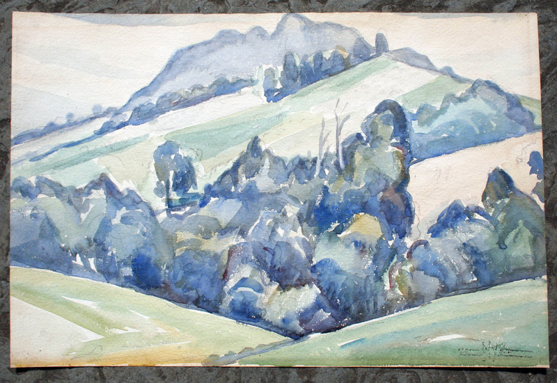 Landscape by Edgar Nye (American, 1879-1943)