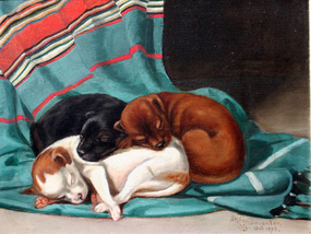 "Sleeping Puppies" by J.H. Van Deventer