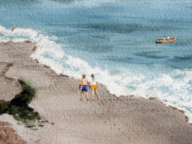 Laguna Beach by Charles Ross Kinghan (American, b.1895)