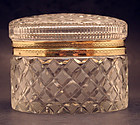 Antique French Crystal Box