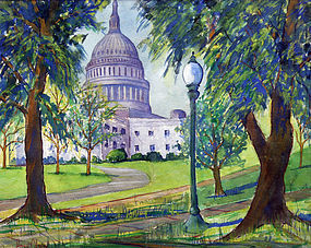 View of The United States Capitol by Henry Olson