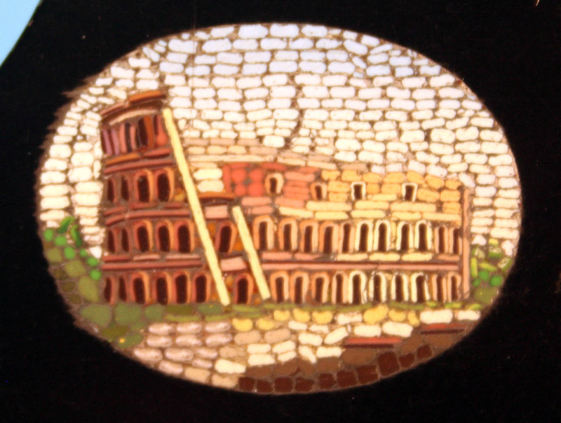 19th Century Grand Tour Micromosaic From Italy