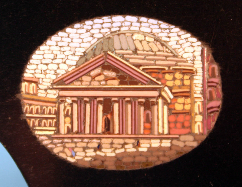 19th Century Grand Tour Micromosaic From Italy