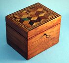 Antique English Tunbridge Tea Caddy