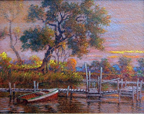 River Landscape by Benson Bond Moore (American 1882-1974)