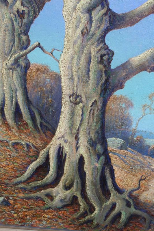 Cyprus Trees by Benson Bond Moore (American 1882-1974)