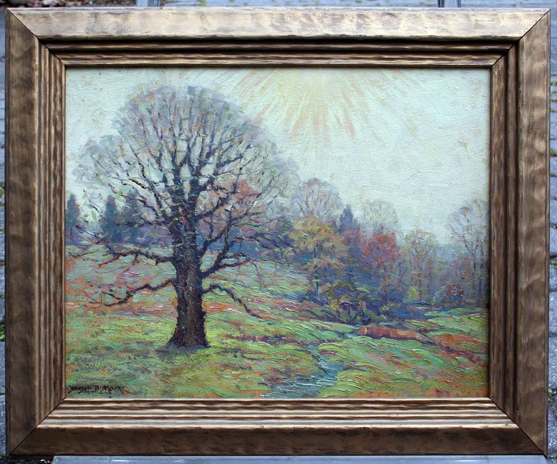 Washington D.C. Landscape by Benson Bond Moore (American 1882-1974)