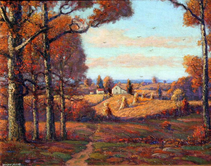 Maryland Landscape by Benson Bond Moore (American 1882-1974)