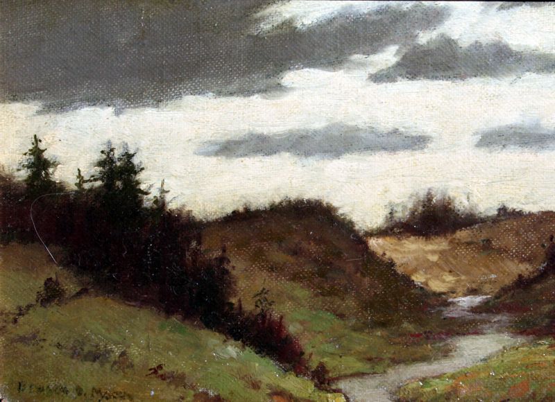 North Carolina Landscape by Benson Bond Moore (American 1882-1974