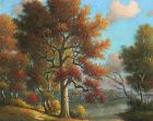 View of  Potomac near Mt. Vernon by Benson Moore (American b.1882)