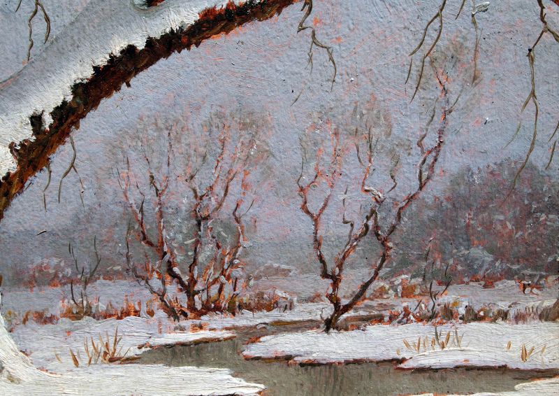 Old Willow in Winter, Anacostia by Benson Bond Moore (Am, b 1882)