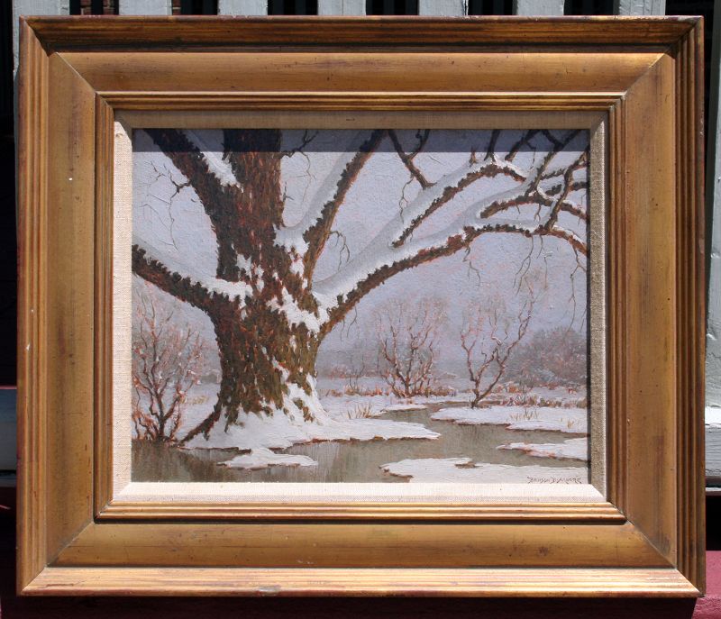 Old Willow in Winter, Anacostia by Benson Bond Moore (Am, b 1882)