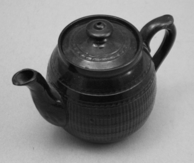 Rare Child's Jackfield Pottery Teapot