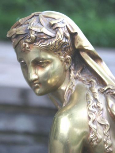 Gilt Bronze of Caillope, by Henry Etienne Dumaige (French 1830-1888)*