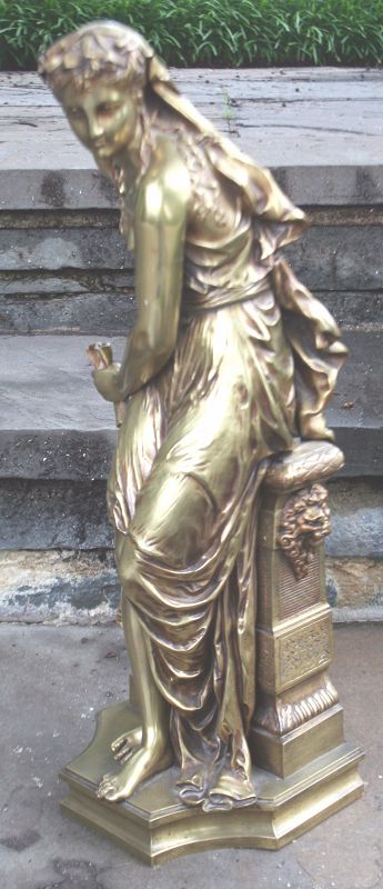 Gilt Bronze of Caillope, by Henry Etienne Dumaige (French 1830-1888)*