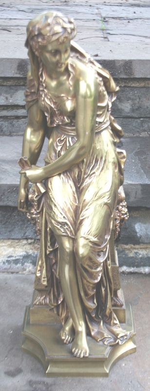 Gilt Bronze of Caillope, by Henry Etienne Dumaige (French 1830-1888)*