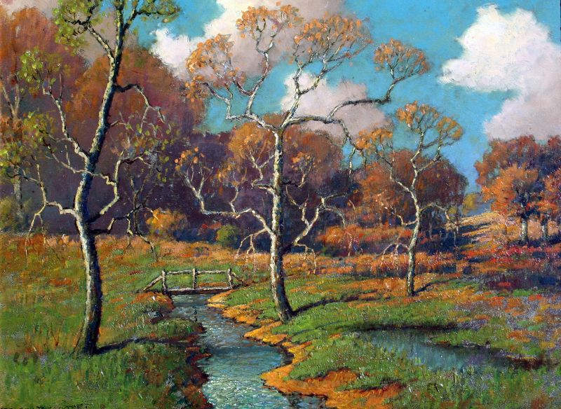Bethesda, Maryland Landscape by Benson Bond Moore (American 1882-1974)