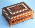 Antique Anglo-Indian Carved Sandlewood Box