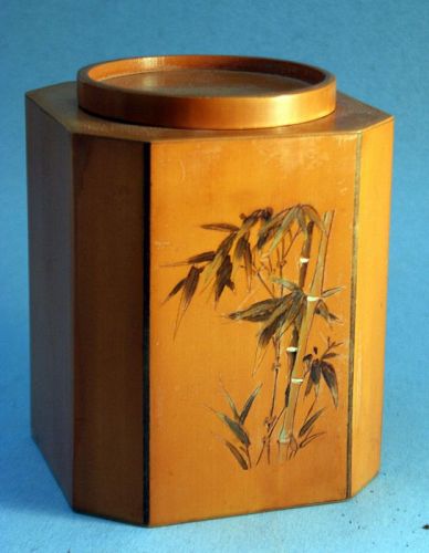 Chinese Bamboo Tea Caddy