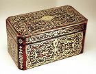 Antique French Boulle-work Tea Caddy