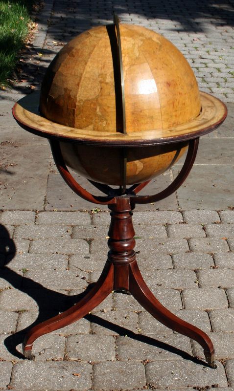 George III Globe on Stand  by W.&amp;T.M. BARD updated to 1807
