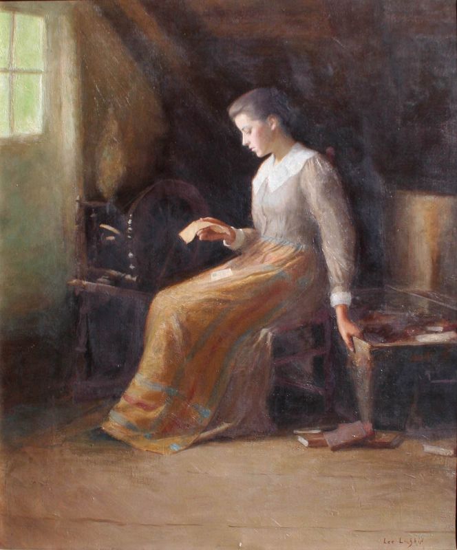 &quot;Re-reading Old Letters&quot; by Lee Lufkin Kaula (AM.b.1865