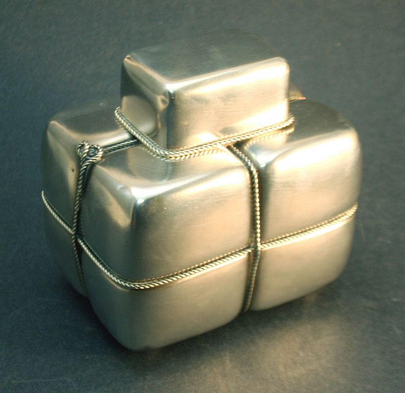 American Sterling Silver Tea Caddy by Gorham,