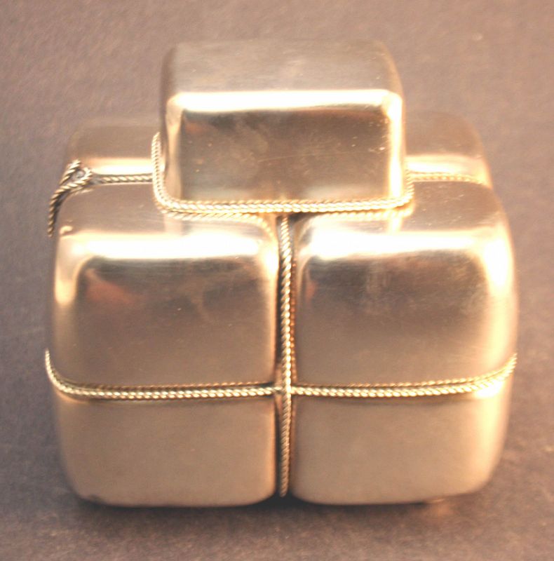 American Sterling Silver Tea Caddy by Gorham,