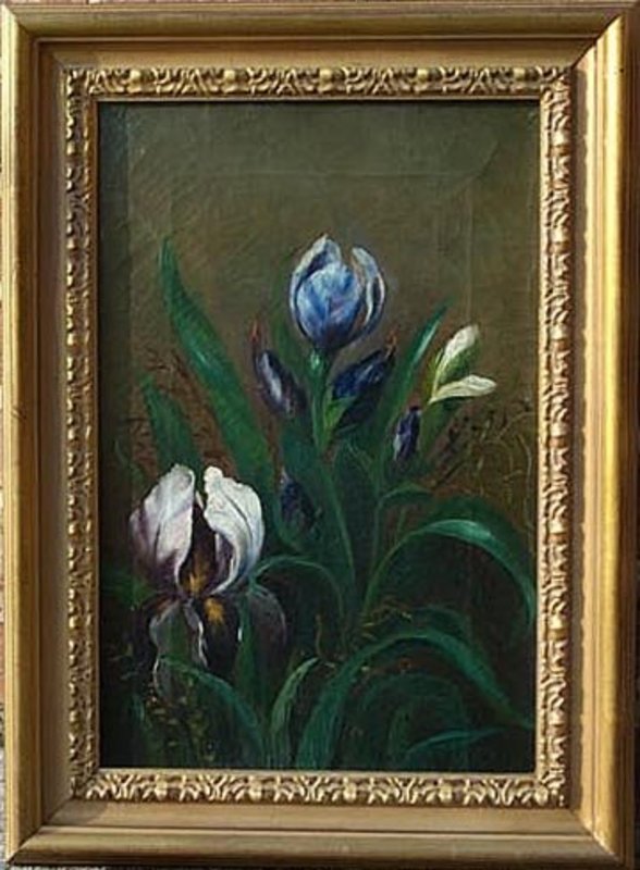 Floral Still Life with Iris