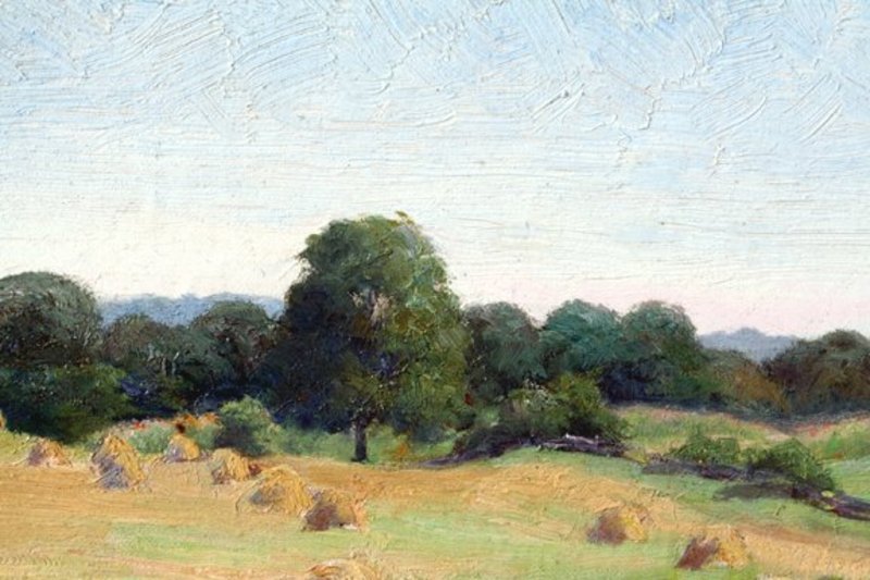 Impressionist Summer Landscape by Ethel M. Stilson