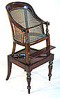 Antique English Child's High Chair