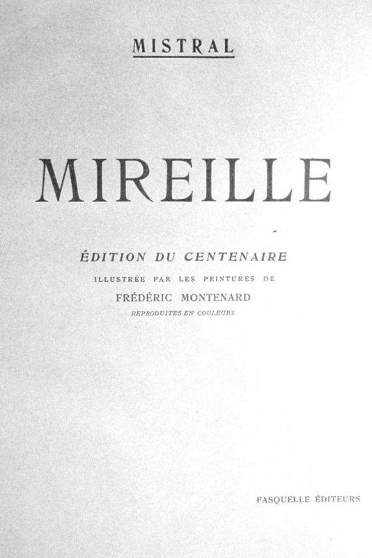 Mireille by Frederic Mistral