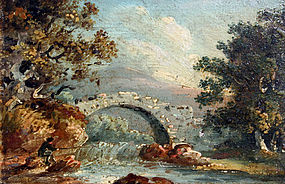 Three Small 18th C. English Landscapes