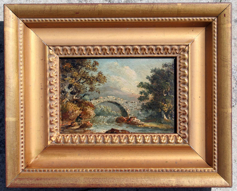 Three Small 18th C. English Landscapes