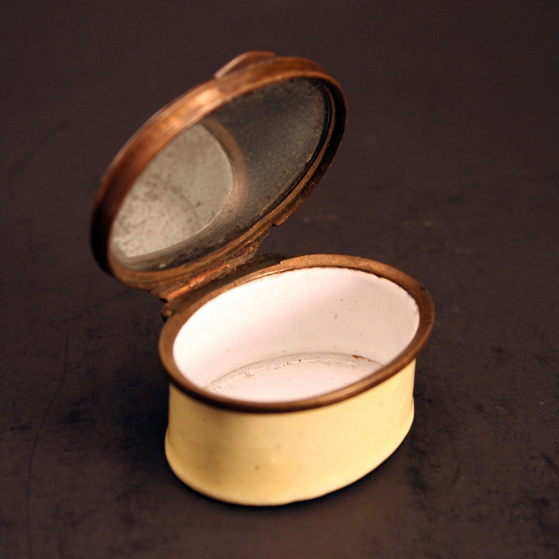 18th-century English Enamel Patch Box