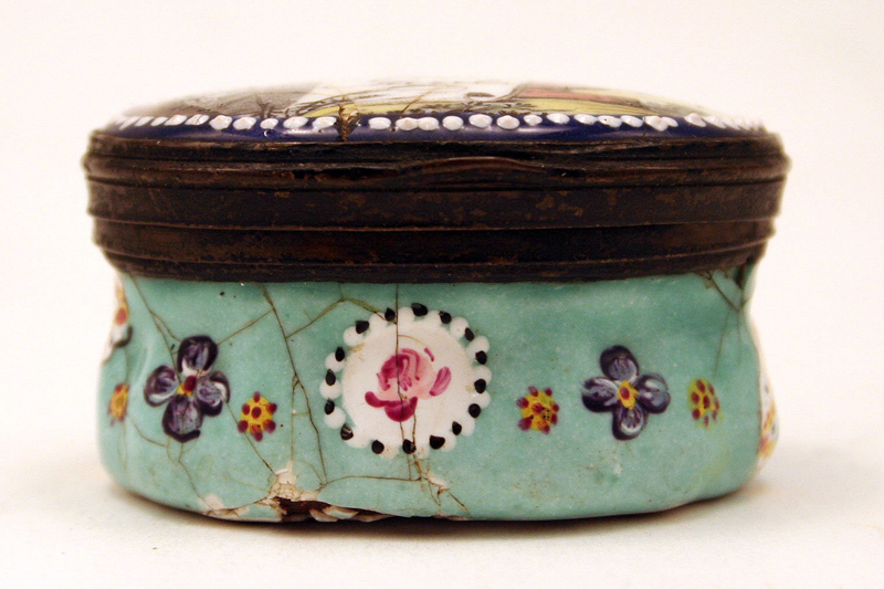 English 18th-century Enamel Box, &quot;A Reward for Merit&quot;