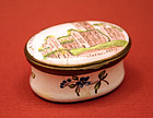 18th-century Enamel Box, "A Trifle from Blockley"