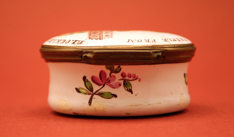 18th-century Enamel Box, &quot;A Trifle from Blockley&quot;