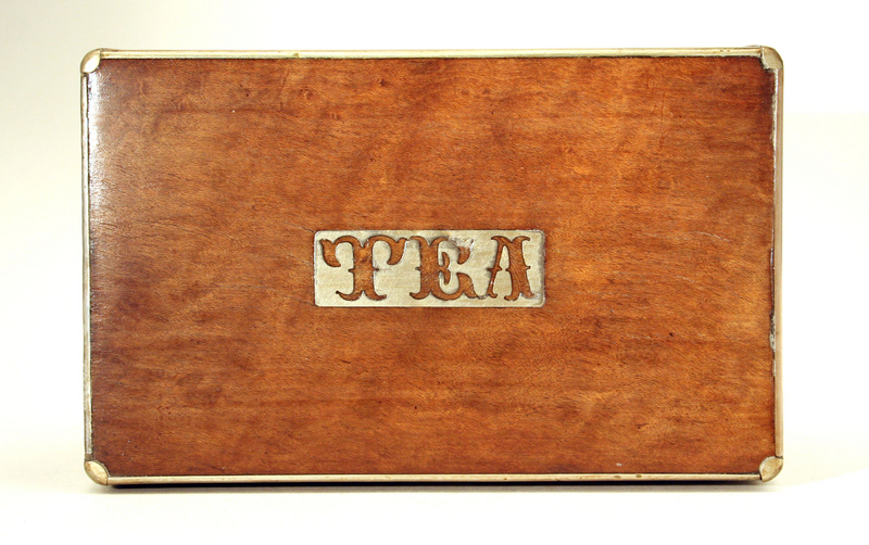 Antique American Maple Tea Caddy