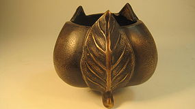 19th C. Chinese "Xuan De" Bronze Incense Burner