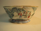 19th C. Tongzhi Famille Rose Chinese Porcealian Bowl