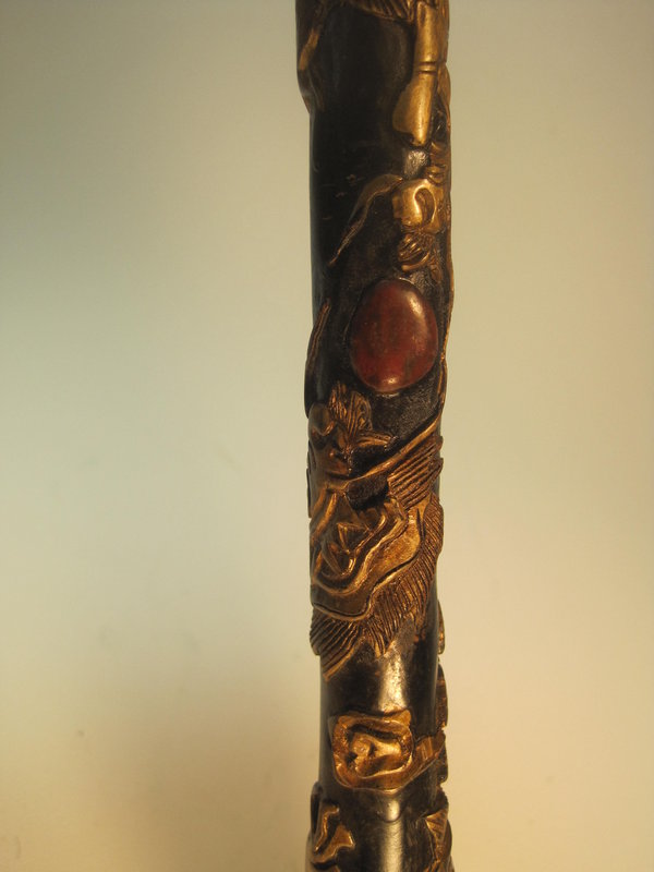 A Beautiful Large 19th C. Chinese Lacquer Wood Brush