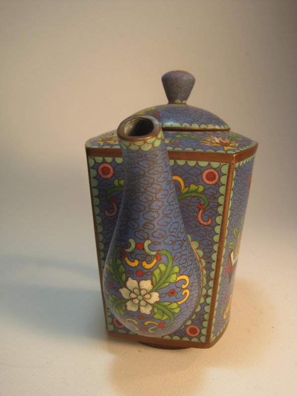 A Beautiful 19th C. Chinese Cloisonne Teapot