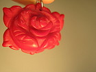 A Beautiful Vintage Red Coral Pendant